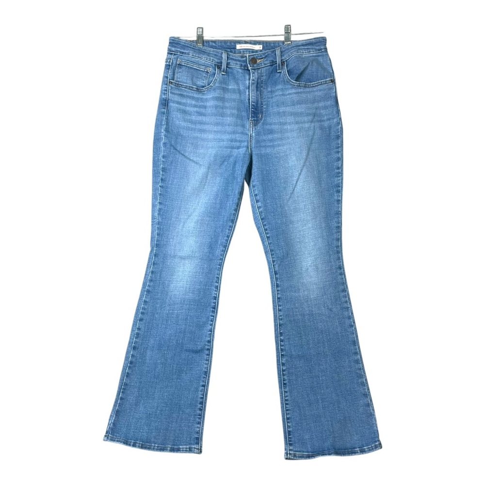 Levi’s 725 High Rise Bootcut Jeans Women Size 31（32x 30)Medium Wash Blue